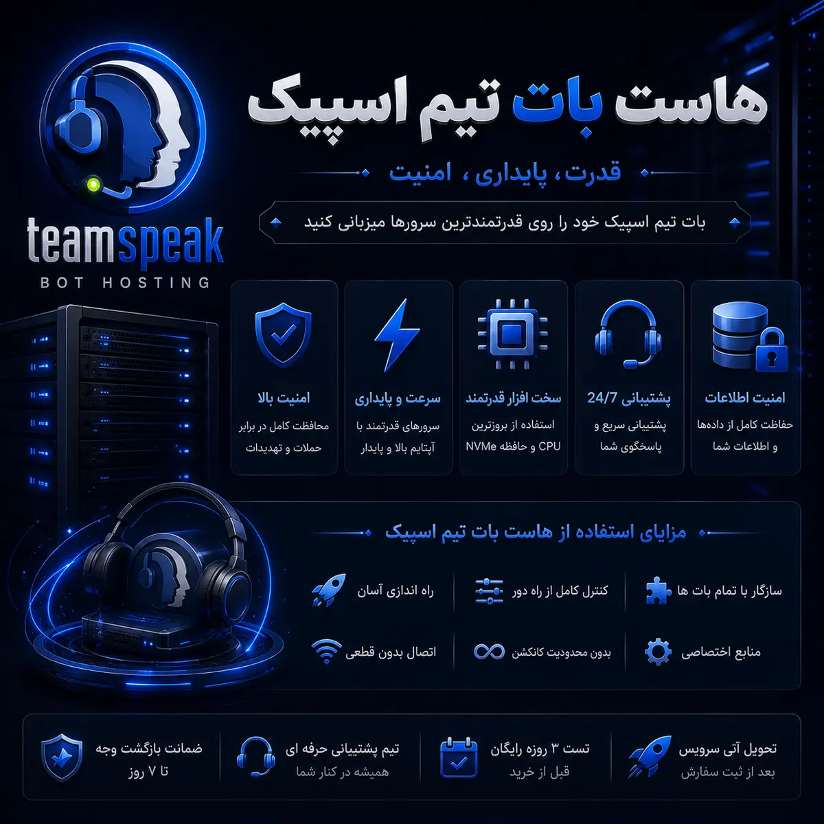 هاست بات تیم اسپیک